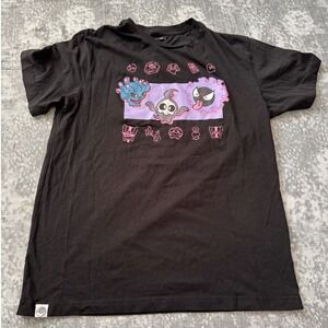 Pokemon Center Graphic T Shirt Black Ghost Type Pokemon Adult Size Medium